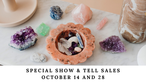Special Crystal Sales in October